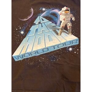 Kid Cudi The Moon Tour T Shirt Mens XL Black Astronaut Graphic Tee